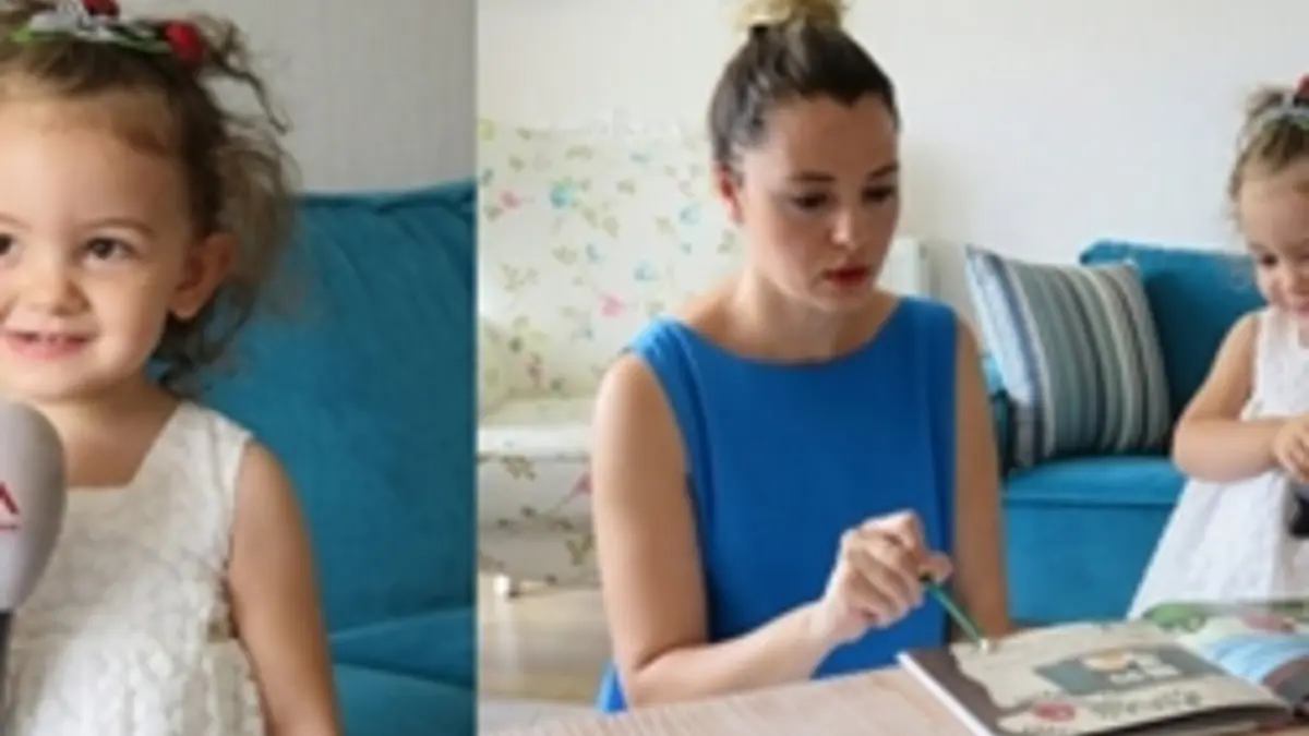 17 Aylıkken Okumaya Başladı